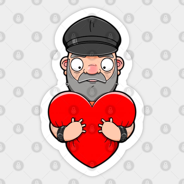 Hot Leather Daddy Sticker by LoveBurty